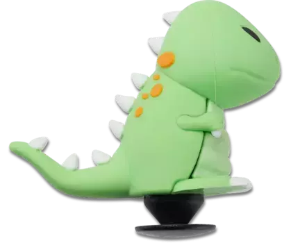 Джиббитсы 3D Green Dino Crocs