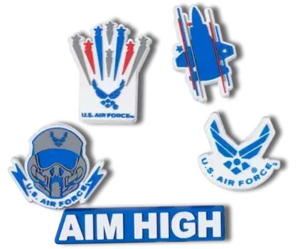 Джиббитсы Armed Forces US Air Force 5Pck Crocs
