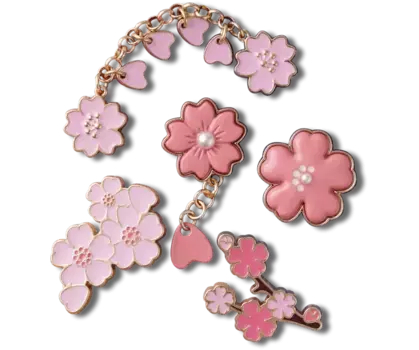 Джиббитсы Blooming Cherry Blossom 5 Pack Crocs