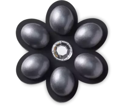 Джиббитсы Charcoal Flower Gem Crocs
