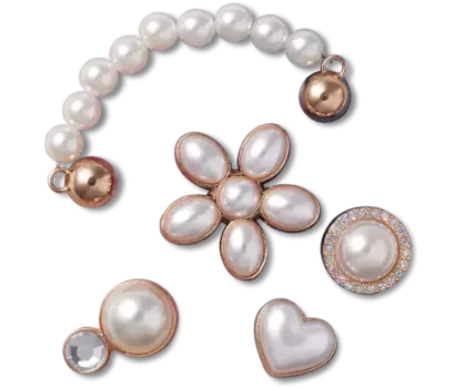 Джиббитсы Dainty Pearl Jewelry 5 Pack Crocs
