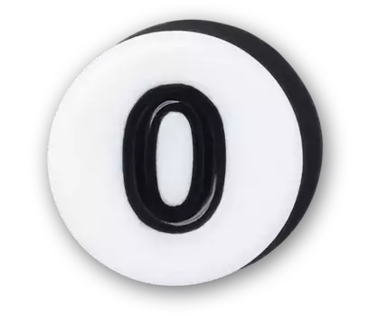 Джиббитсы Friendship Bead Number Zero Crocs