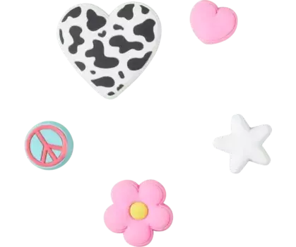 Джиббитсы Girly Icon 5 Pack Crocs