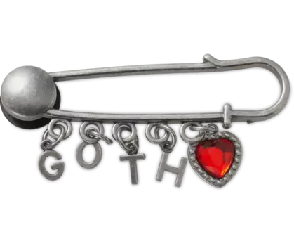Джиббитсы Goth Safety Pin Crocs