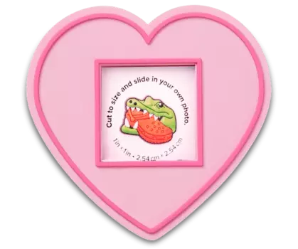 Джиббитсы Heart Picture Frame Crocs