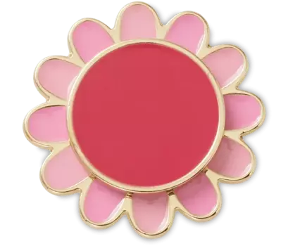 Джиббитсы Pink Spinner Flower Crocs