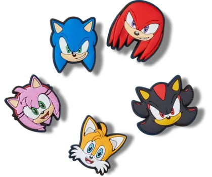 Джиббитсы Sonic the Hedgehog 5 Pack Crocs