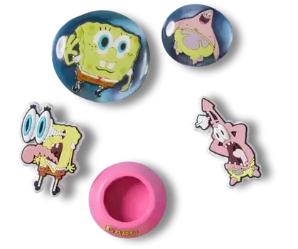 Джиббитсы SpongeBob 5 Pack Crocs
