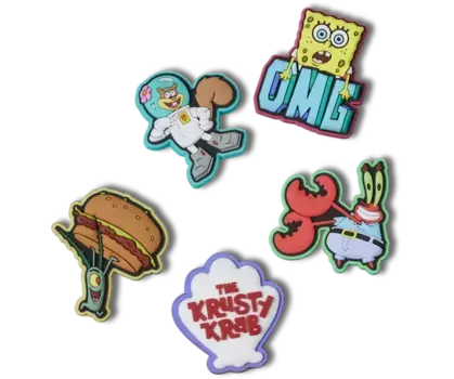 Джиббитсы SpongeBob 5 Pack Crocs