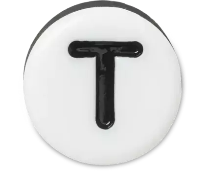 Джиббитсы Tiny Friendship Letter T Crocs