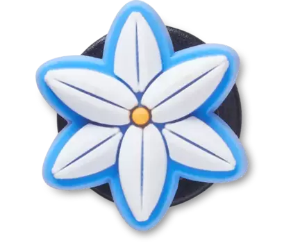 Джиббитсы White Jasmine Flower Crocs