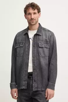 Джиговая рубашка RELAXED OVERSHIRT Pepe Jeans, серый