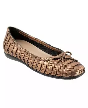 Джиллиан Туфли на плоской подошве Trotters, золото