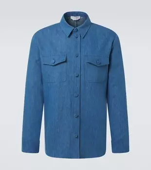 Джимовая рубашка-оверсайз Gabriela Hearst, Light Blue Denim