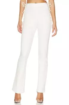 Джинехские штаны со шнуровкой Superdown, белый