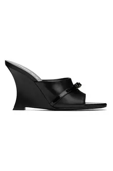 Джинни босоножки-мюли на платформе с лентой Versace, мультиколор