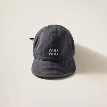 Джинсовая бейсболка Miu Miu, бордовый