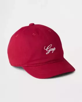 Джинсовая бейсболка с логотипом Gap Americana, красный