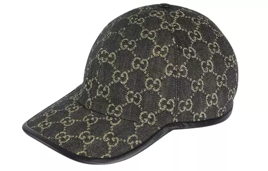 Джинсовая бейсболка с логотипом GUCCI