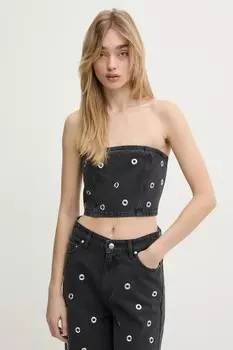 Джинсовая блузка 0 Rotate, серый