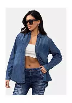 Джинсовая блузка Cipo & Baxx, синий