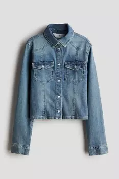 Джинсовая блузка H&M, синий
