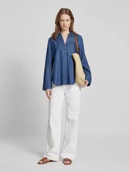 Джинсовая блузка свободного кроя из смеси хлопка и лиоцелла Marc O'Polo