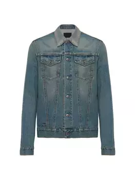 Джинсовая блузонная куртка Prada, синий
