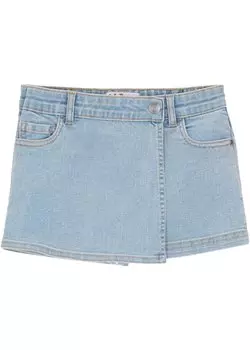 Джинсовая брючная юбка для девочки John Baner Jeanswear, синий