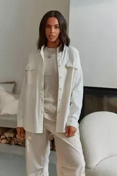 Джинсовая футболка оверсайз Next