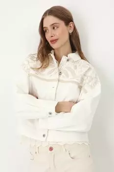 Джинсовая хлопковая куртка Medicine, бежевый