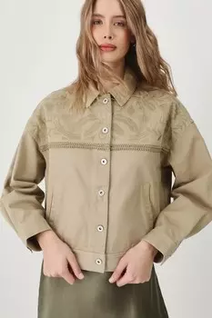 Джинсовая хлопковая куртка Medicine, зеленый