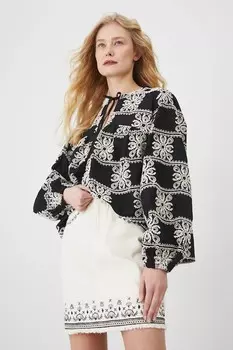 Джинсовая хлопковая юбка Medicine, бежевый