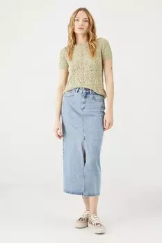 Джинсовая хлопковая юбка Medicine, синий