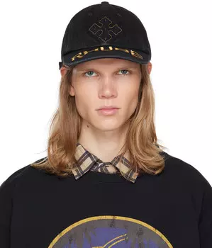 Джинсовая кепка «Кросс» Rhude