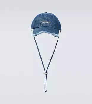 Джинсовая кепка la casquette artichaut Jacquemus, синий