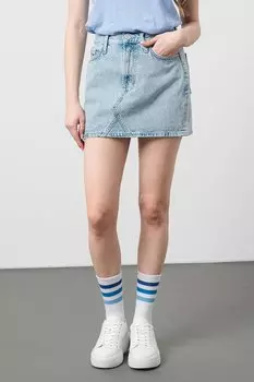 Джинсовая короткая юбка Izzie Tommy Jeans, синий