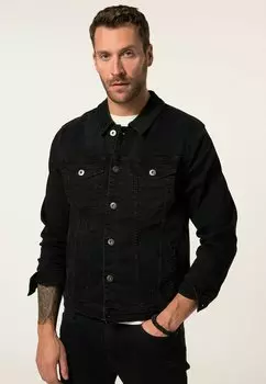 Джинсовая куртка 4 POCKETS BUTTON BAND JP1880, черный