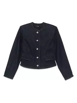 Джинсовая куртка 7 For All Mankind, синий