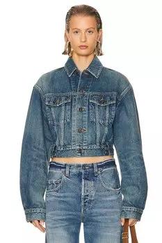 Джинсовая куртка 80-х годов Saint Laurent, цвет Japan Vintage Blue