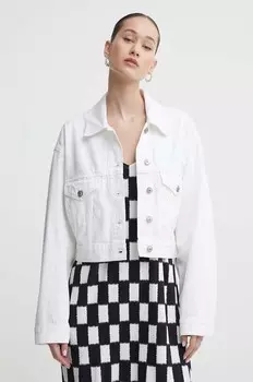 Джинсовая куртка Abercrombie & Fitch, бежевый