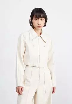 Джинсовая куртка adidas, бежевый