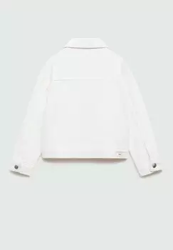 Джинсовая куртка ALICE7 Mango Kids, белый