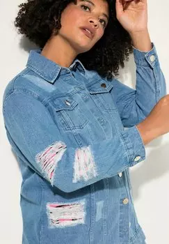 Джинсовая куртка Angel of Style, светло-голубой