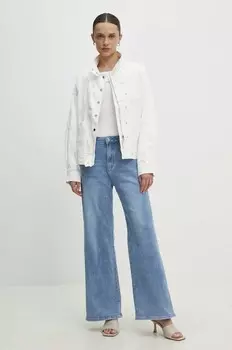 Джинсовая куртка Answear Lab, бежевый