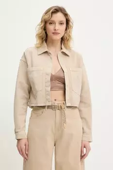 Джинсовая куртка Answear.Lab, бежевый