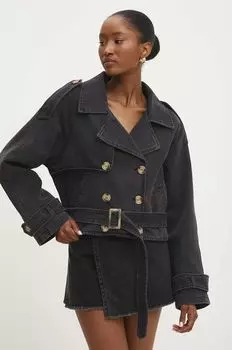 Джинсовая куртка Answear Lab, серый