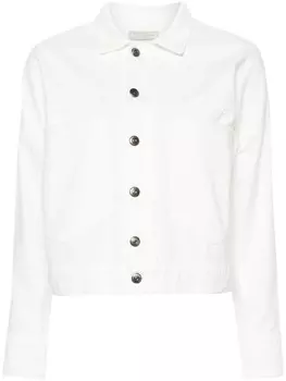 Джинсовая куртка Antonelli со вставками, белый