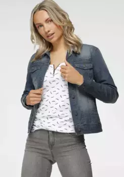 Джинсовая куртка Arizona классической формы с добавлением эластана, синий