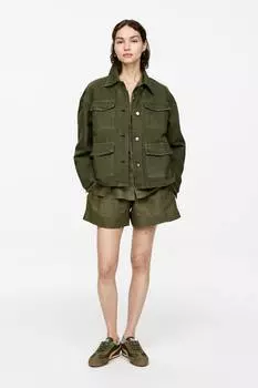 Джинсовая куртка Arket, хаки